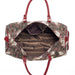 William Morris Pimpernel and Thyme Red - Pull Holdall-5