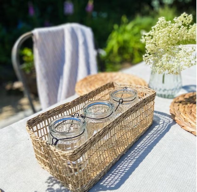 Seagrass Rectangular Basket - Kozeenest