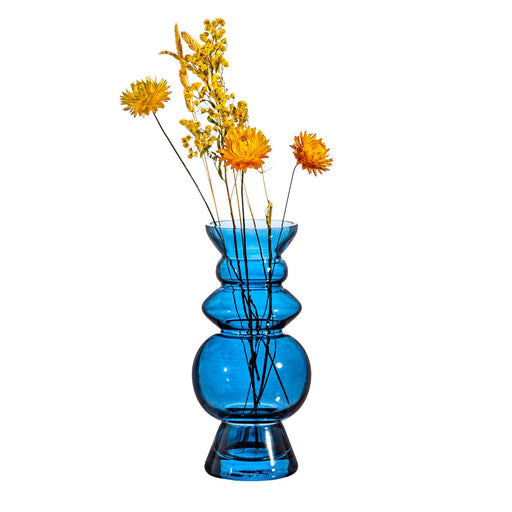 Selina Glass Vase Blue - Kozeenest