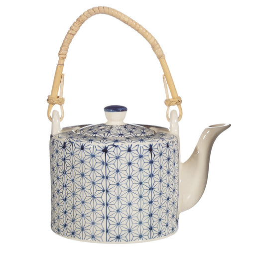 Sashiko Pattern Teapot - Kozeenest