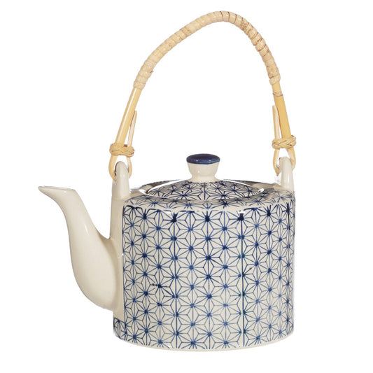 Sashiko Pattern Teapot - Kozeenest