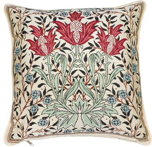 William Morris Bourne - Panelled Cushion Cover 45cm*45cm-0