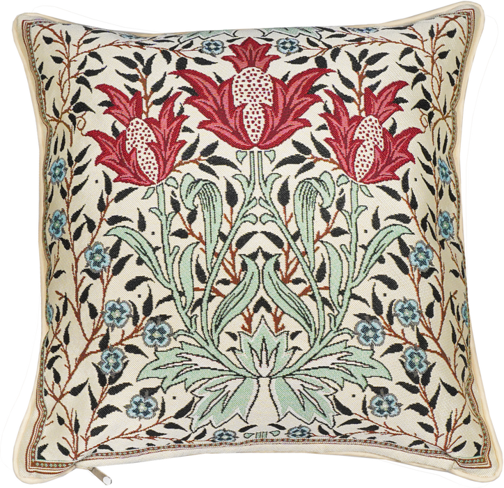 William Morris Bourne - Panelled Cushion Cover 45cm*45cm-0