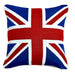 Union Jack - Panelled Cushion Cover 45cm*45cm-0