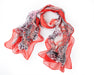 Red - Leopard Chiffon-0