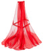 Red - Plain Chiffon-4