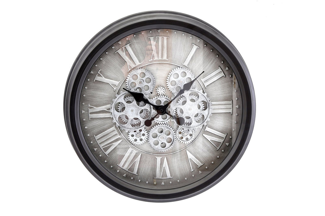 Moving Gear Clock with Roman Numerals - Kozeenest