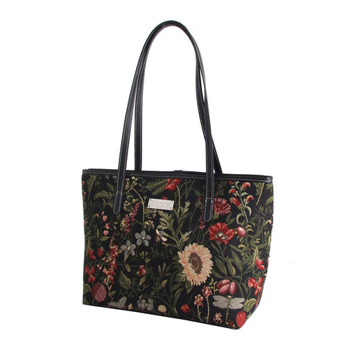 Morning Garden Black - College Bag-1