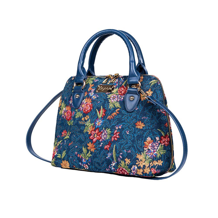 V&A Licensed Flower Meadow Blue - Convertible Bag-1