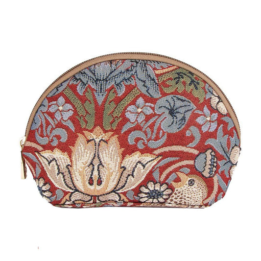 William Morris Strawberry Thief Red - Cosmetic Bag-0