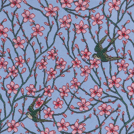 V&A Blossom and Swallow - Fabric for Upholstery-0