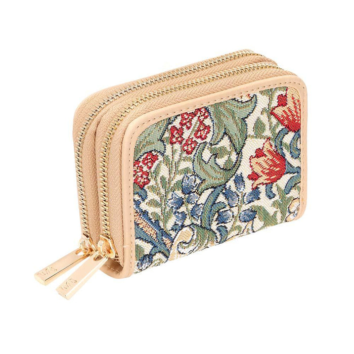 William Morris Golden Lily - Double Zip Purse-0