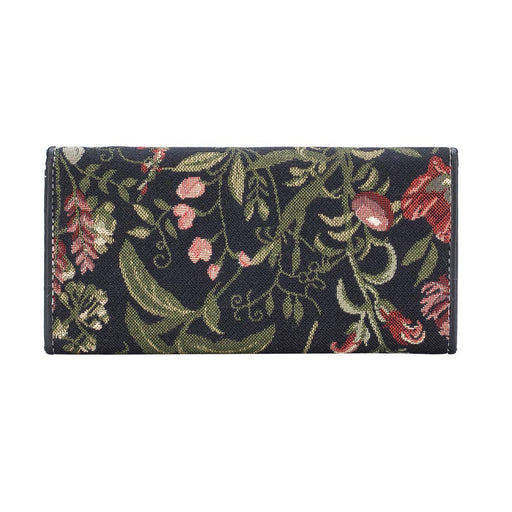 Morning Garden Black - Envelope Purse-1