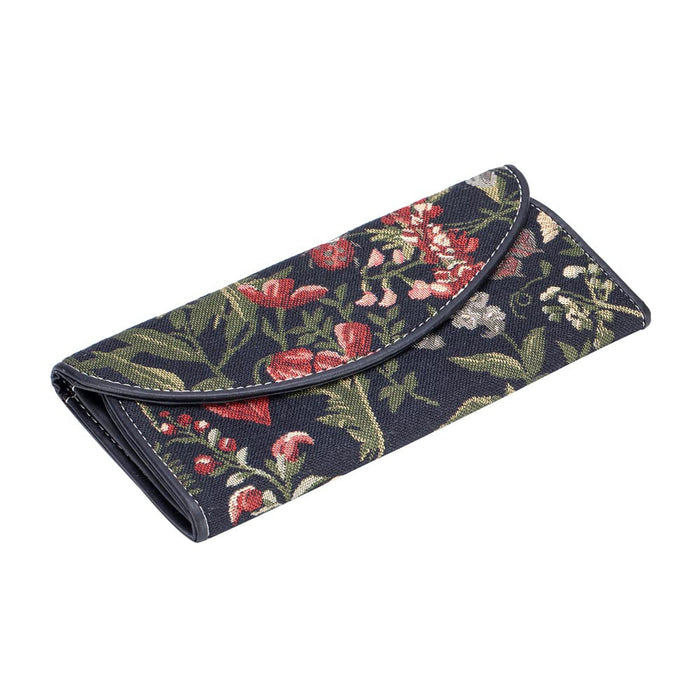 Morning Garden Black - Envelope Purse-4