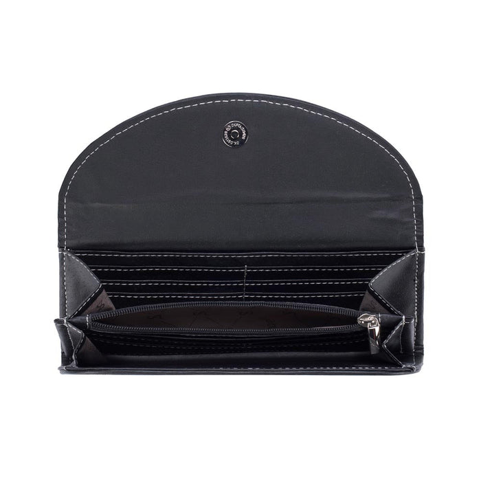 Morning Garden Black - Envelope Purse-7