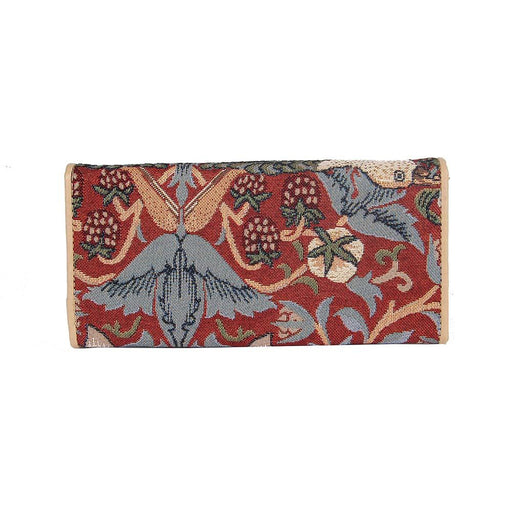 William Morris Strawberry Thief Red - Envelope Purse-1