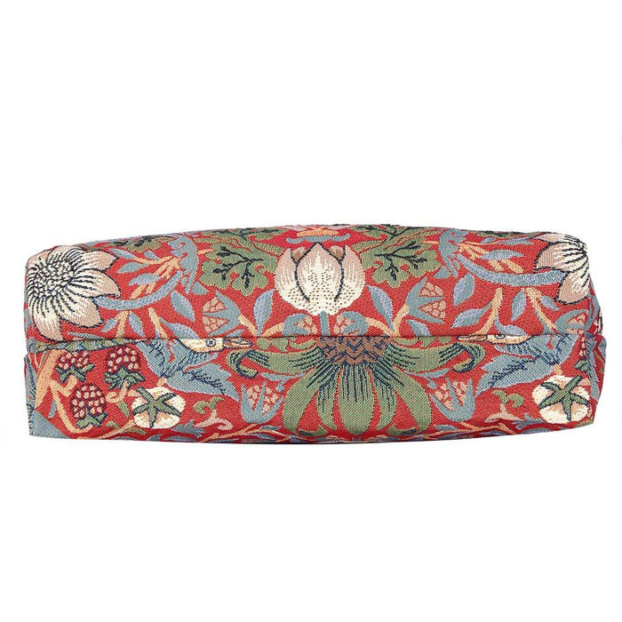 William Morris Strawberry Thief Red - Foldaway Bag-4