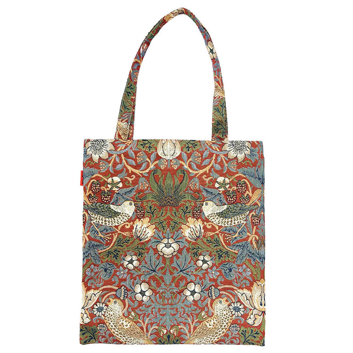 William Morris Strawberry Thief Red - Flat Bag-0