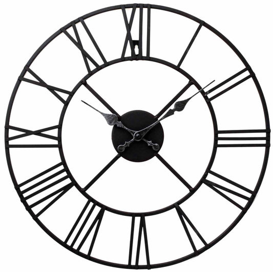 Metal Clock, Roman Numeral 60cm - Kozeenest