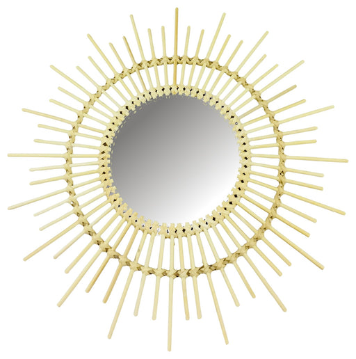 Rattan Mirrors Pointed 51cm - Kozeenest