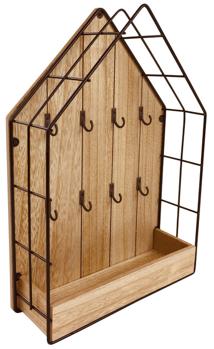 Wood & Wire House Key Storage Unit - Kozeenest