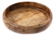 Shallow Wooden Bowl 34cm - Kozeenest