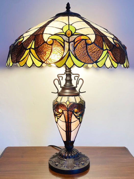 Yellow Double Tiffany Lamp 68cm - Kozeenest