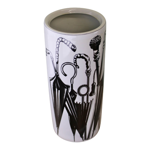 Umbrella Stand, Black & White Umbrella Design - Kozeenest