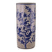 Umbrella Stand, Vintage Blue & White Bird Design - Kozeenest