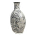 Peony Grey & White Bottle Vase - Kozeenest