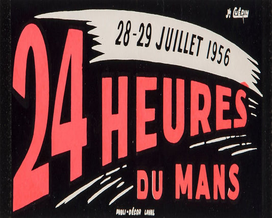 Vintage Metal Sign - 24 Heures Du Mans - Racing Poster - Kozeenest