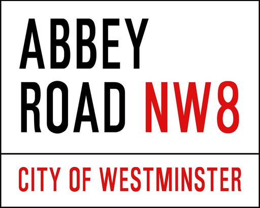 Vintage Metal Sign - Abbey Road, London Street Sign - Kozeenest