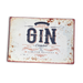 Vintage Metal Sign - Retro Advertising London Dry Gin - Kozeenest