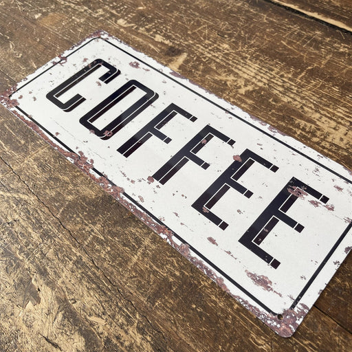 Vintage Metal Sign - Retro Coffee Wall Sign - Kozeenest