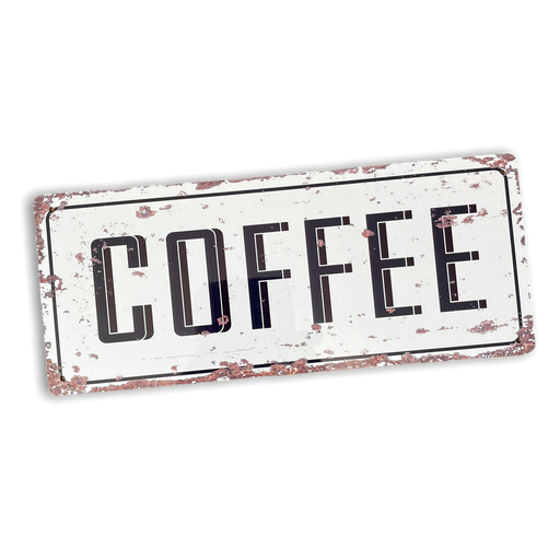 Vintage Metal Sign - Retro Coffee Wall Sign - Kozeenest