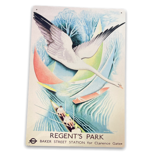 Vintage Metal Sign - London Underground, Baker Street For Regent's Park - Kozeenest