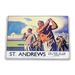 Vintage Metal Sign - British Railways Retro Advertising, St Andrews, Scotland - Kozeenest