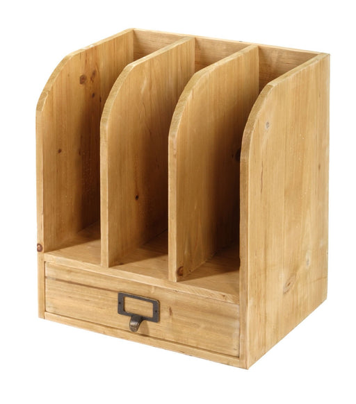 Wooden Files with Drawer 30 x 23 x 35 cm - Kozeenest