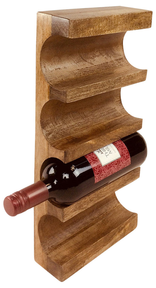 Wall Mounted Wooden Wine Rack - Kozeenest