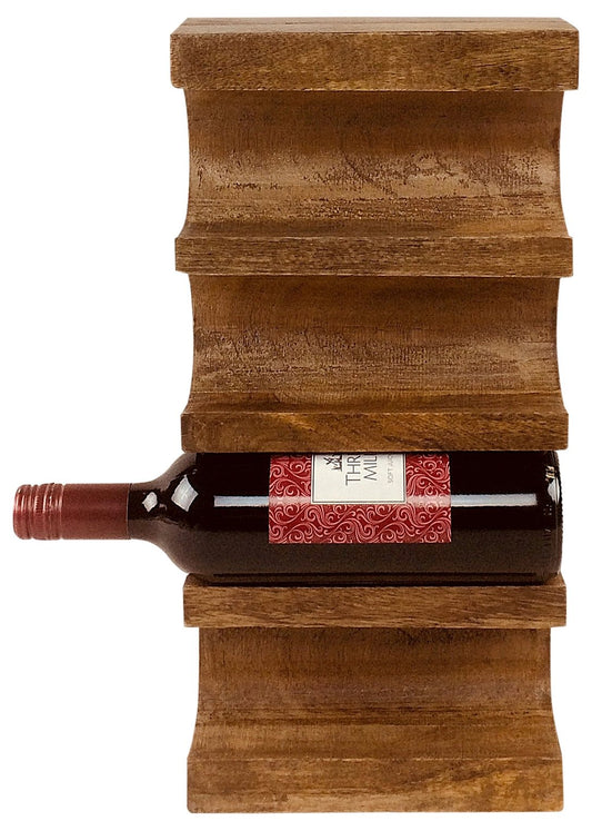 Wall Mounted Wooden Wine Rack - Kozeenest