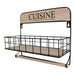 Wall Hanging Kitchen Storage Unit with Kitchen Roll Holder - Kozeenest