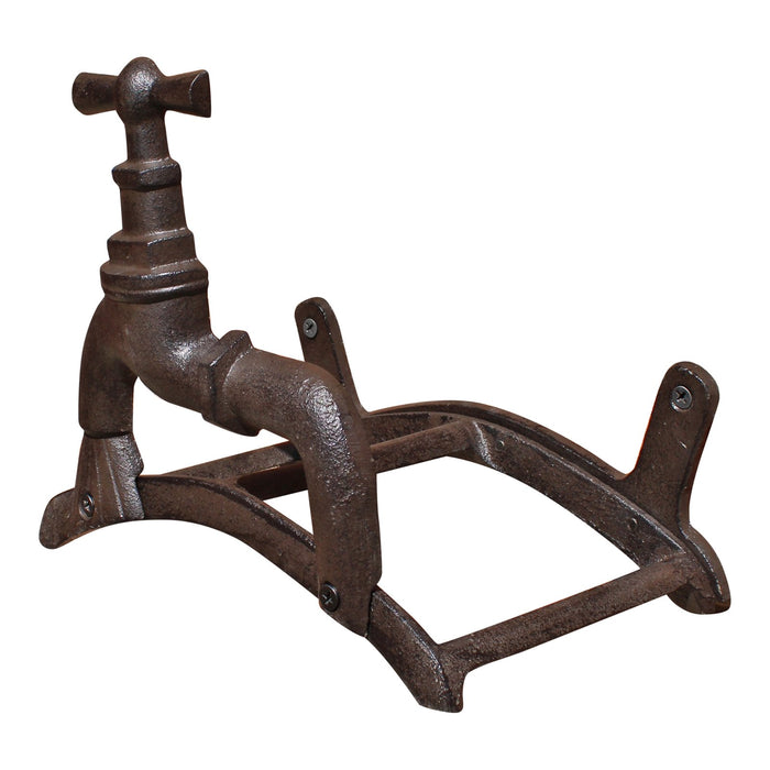 Rustic Cast Iron Wall Mounted Hosepipe Holder - Kozeenest