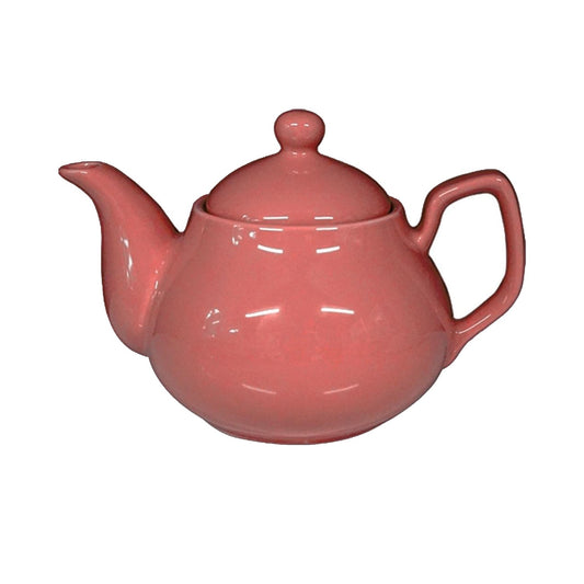 Porcelain Tea Pot Red 15cm-0
