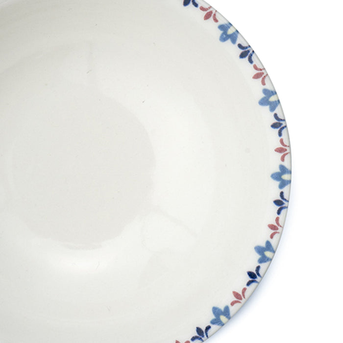 Porcelain Soup-Cereal Bowls Set of 4 Pebble Lily 18cm-4