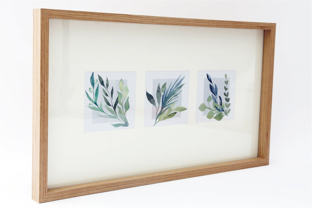 Triple Olive Art Wooden Frame - Kozeenest