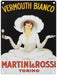 Small Metal Sign 45 x 37.5cm Vintage Retro Vermouth Bianco Martini - Kozeenest