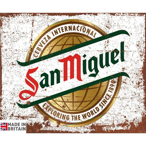 Small Metal Sign 45 x 37.5cm Beer San Miguel - Kozeenest