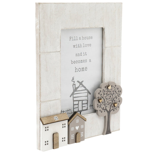 Wooden Houses Photo Frame 4x6 - Kozeenest