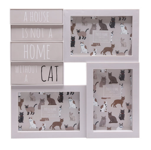 Three 4x6" Cat Photo Frames - Kozeenest