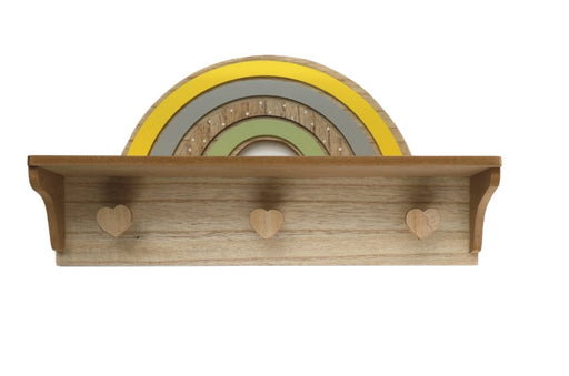 Rainbow Shelf with Hooks - Kozeenest